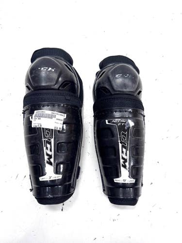 Used CCM 455 Junior Shin Guards Black 9" 11860-S000312641