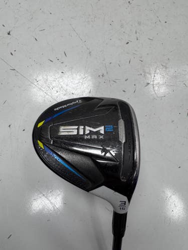 Used Taylormade SIM2 MAX Mens Fairway Wood RH 3 Wood 11860-S000312758