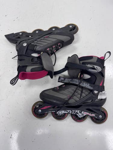 Used Rollerblade ZETRA WMS 10 Senior Rec Fitness Skates Grey Senior 10 11860-S000312789