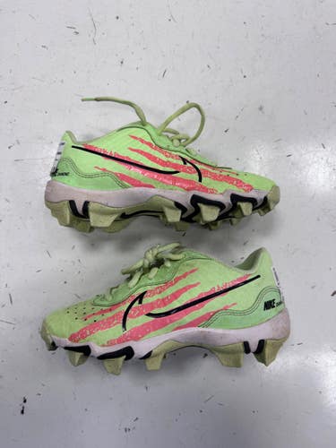 Used Nike BASEBALL BB/SB Cleats Neon Green Junior 01.5 11860-S000312803