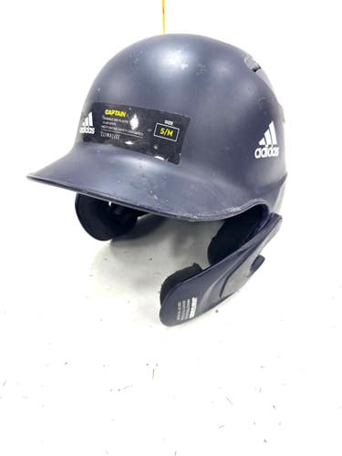 Used Adidas 6 1/2 -7 1/8 JAW Batting Helmet No Mask Navy Blue S/M 11860-S000311936