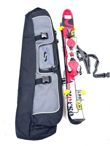 Used Salomon MINI VERSE L90 Mens DH Ski/Binding Red 135 cm 11860-S000312943