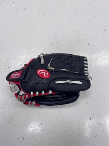 Used Rawlings PL120 12 INCH BB/SB Glove RH Throw Black 12" 11860-S000313115