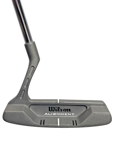 Wilson Alignment Blade Putter Right-Handed Steel Shaft 35" Good Original Grip