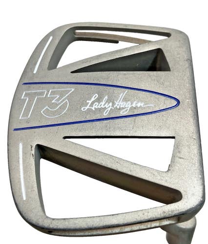 Walter Hagen T3 Lady Hagen Mallet Putter Right-Handed Steel 34" Original Grip