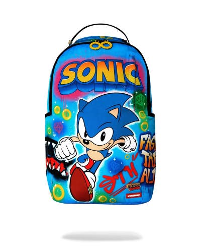 Sprayground Sonic On The Run 91 Backpack Unisex OS Multi Adjustable Strap SPR347