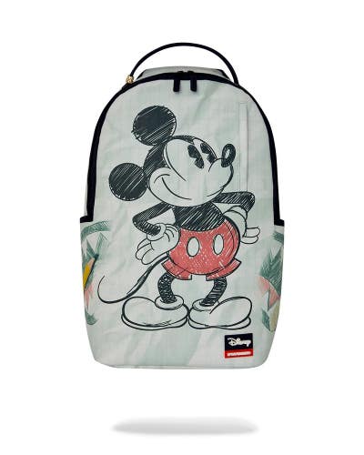 Sprayground Disney Mickey Sketch Backpack Unisex Multi Adjustable Straps SPR345