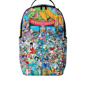 Sprayground Spongebob Big Ocean Party Backpack Unisex Multi Shoulder Bag SPR336