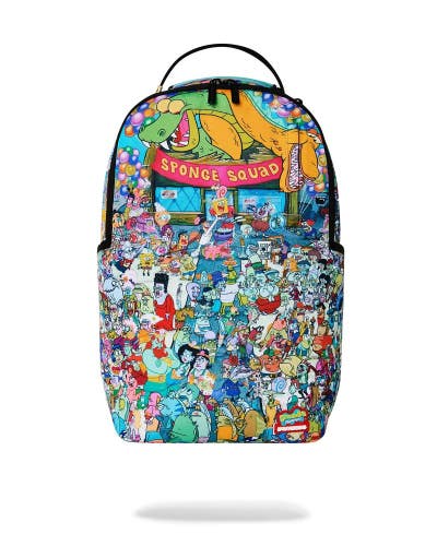 Sprayground Spongebob Big Ocean Party Backpack Unisex Multi Shoulder Bag SPR336