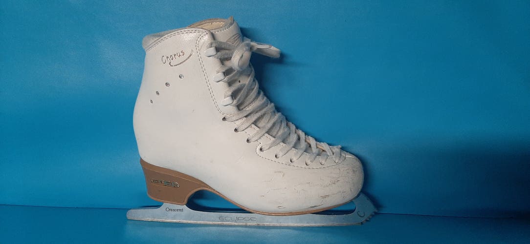 EDEA Chorus 225 Figure Skates B Adult 6 + Eclipse blades(Used)