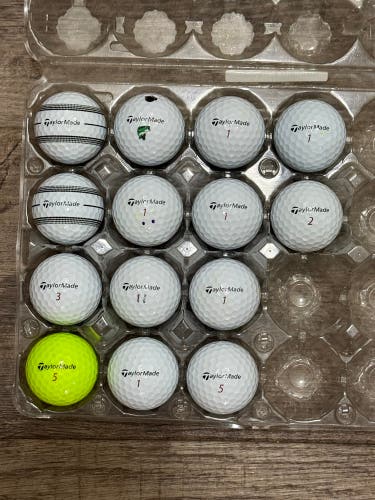 14 TaylorMade TP5x Golf Balls - 5A MINT CONDITION ONLY