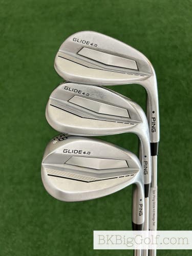 Ping Glide 4.0 Chrome 3 Wedge Set (50, 54, & 58 Degrees)