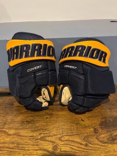 Atlanta Gladiators ECHL Warrior Covert Pro Gloves 13" Pro Stock (Used)