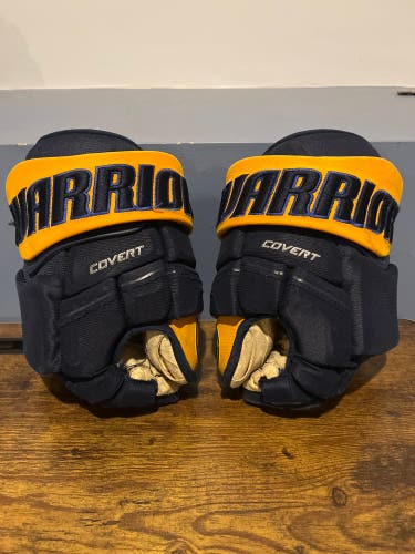 Atlanta Gladiators ECHL Warrior Covert Pro Gloves 13" Pro Stock (Used)