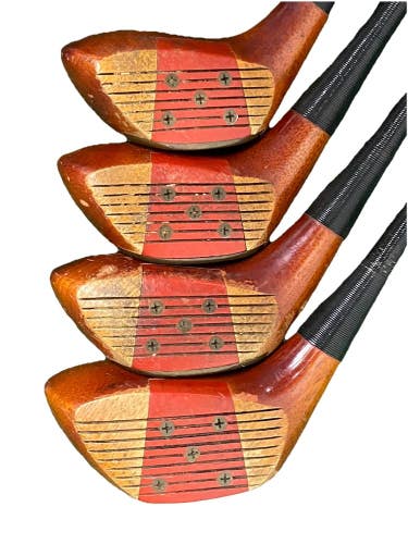MacGregor Custom Tourney Leaf Cluster OCC Wood Set 1w,3w,4w,5w 2 Steel RH HC's