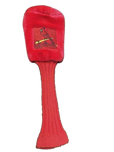 St Louis Cardinals Fuzzy Sock Driver Headcover 1999 With Bird On Bat Logo