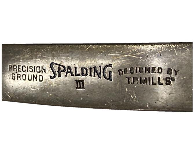Spalding TPM Gold 3 T.P. Mills Precision Ground Putter 35" Steel RH Factory Grip