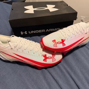 Mens UA Blur Pro white/red size 10.5