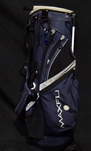 MAXFIL HONORS GOLF BAG 6 COMPARTMENTS 36 IN TALL BROKEN ZIPPER