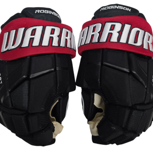 Warrior Covert QR6 Pro Stock Custom Hockey Gloves 13" Black Red New SON (15793)