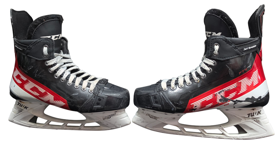 CCM Jetspeed FT4 Pro Stock Hockey Skates 8 3/4 USED (3) (15809)