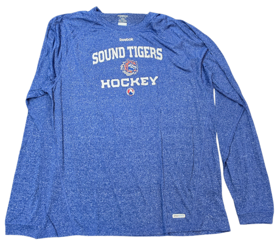 Brideport Sound Tigers Reebok long sleeve T-Shirt Adult XL ( 15811)