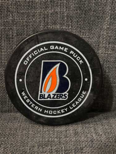Kamloops Blazers WHL Junior Hockey Official Game Puck