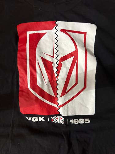 Black Adidas Vegas Golden Knights Graphic Tee Size XXL