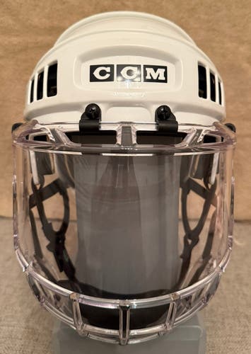 Custom Large CCM HT2 Helmet with CCM Vector V08 Padding, and THG Bubble (Used)