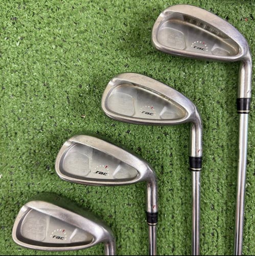 Men's 2003 TaylorMade Rac HT Right Handed Iron Set Regular Flex (Used) 4-SW