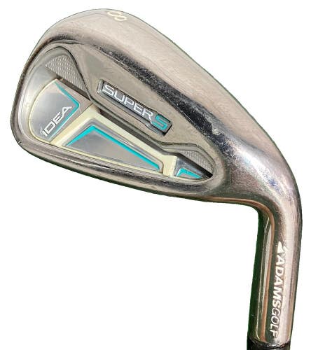 Adams IDEA Super S 8 Iron RH 55g Ultra Lite Ladies Graphite 35.75" New Grip Nice