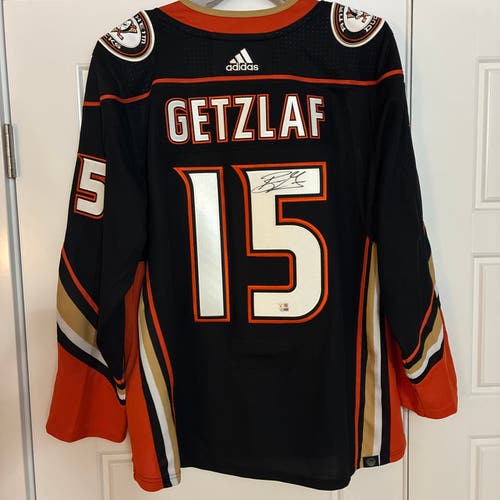 Ryan Getzlaf Signed Auto Jersey Adidas Primegreen/ Fanatics Authentication