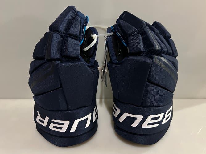 New Bauer X Navy Hockey Gloves 14” NWT