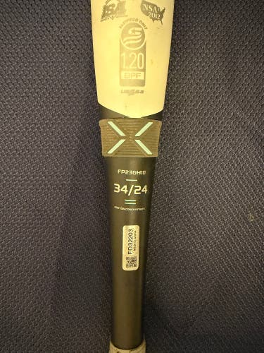 2023 Easton Ghost Composite Bat (-10) 24 oz 34" (Used)