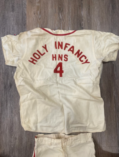 Vintage Baseball Uniform 60s Flannel