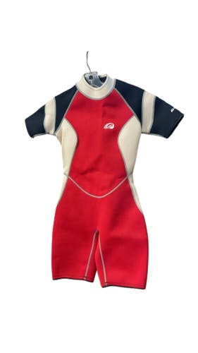 Rush Junior Medium Shorty Wetsuit - Red