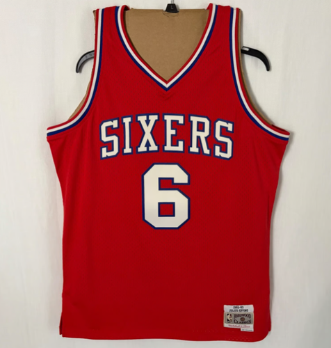 Mitchell & Ness Julius Erving Philadelphia 76ers 1982-83 Swingman Jersey Red L