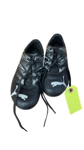 Puma Soccer Cleats Size 2 Black/Grey