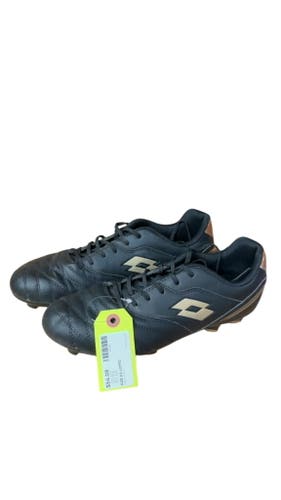 Lotto Soccer Cleats - Black/Gold - Size 9.5