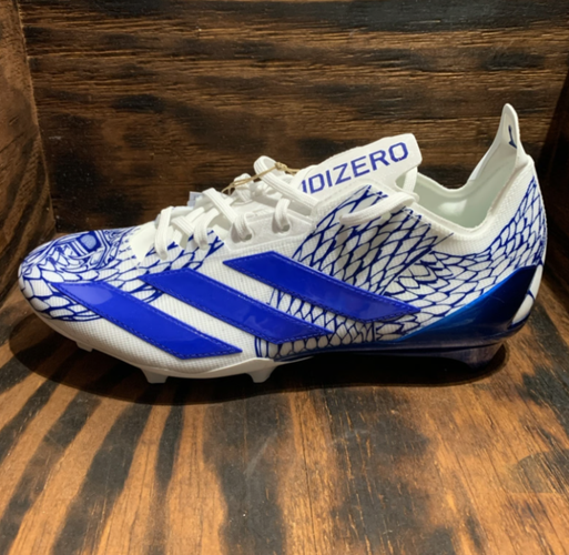 Adidas Adizero Electric II Football Cleats Blue White Mens Size 10