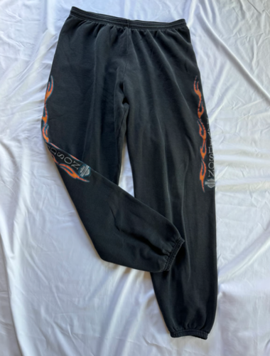 Rare Vintage Harley Davidson Flame Sweat Pant XL