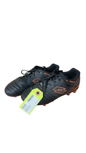 Lotto Youth Soccer Cleats - Black/Orange - Size 3