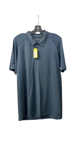 Lululemon Men's Golf Polo Shirt - Blue, Size XL