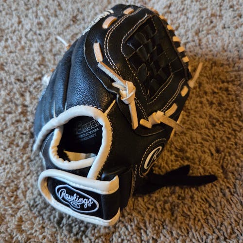Rawlings RH Highlight Series Sure Catch Youth Baseball Glove 10.5" Game Ready. All Leather Shell
