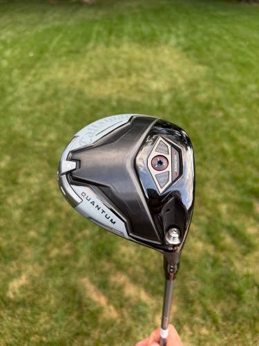 Callaway Quantum Max Driver 9 Denali Frost Silver Stiff Flex 45.5" MINT