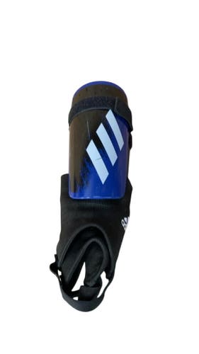 Adidas Soccer Shin Pads - Size L - Blue/Black