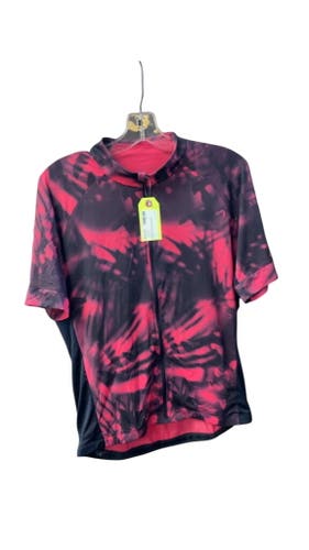 Men's Lululemon Cycling Shirt - Pink/Black Tie-Dye - Size XL