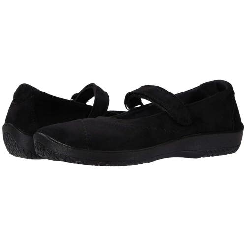 Arcopedico L18 Mary Jane Women's US 10 M Black Faux Suede Casual Shoes Hawk2866