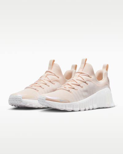 Nike Free Metcon 6 FJ7126-112 Sneaker Women's 7.5 M Chalk Workout Shoes MEW2014