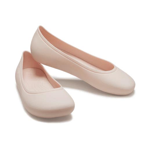Crocs Brooklyn 209384-6UR Ballet Flats Womens 8 B Quartz Slip On Shoes Hawk2833